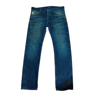G STAR Raw Jeans Men's Button Fly Size 34 X 32 Boot Cut Straight Leg Denim